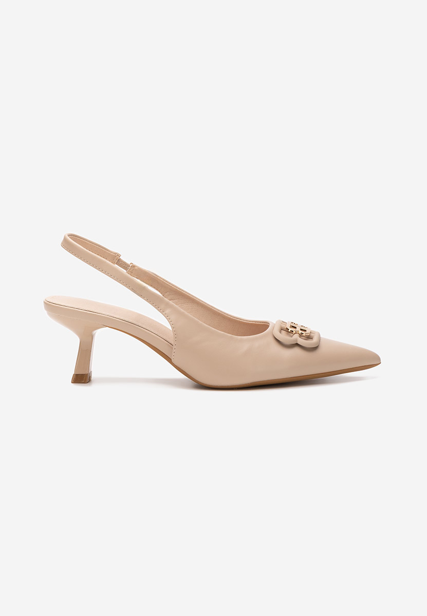 Γόβες slingback Belabisa χακι