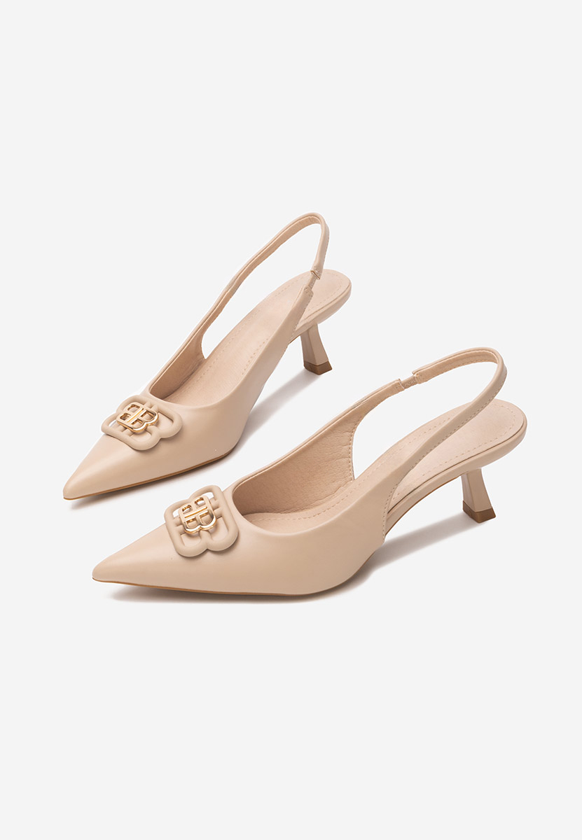 Γόβες slingback Belabisa χακι