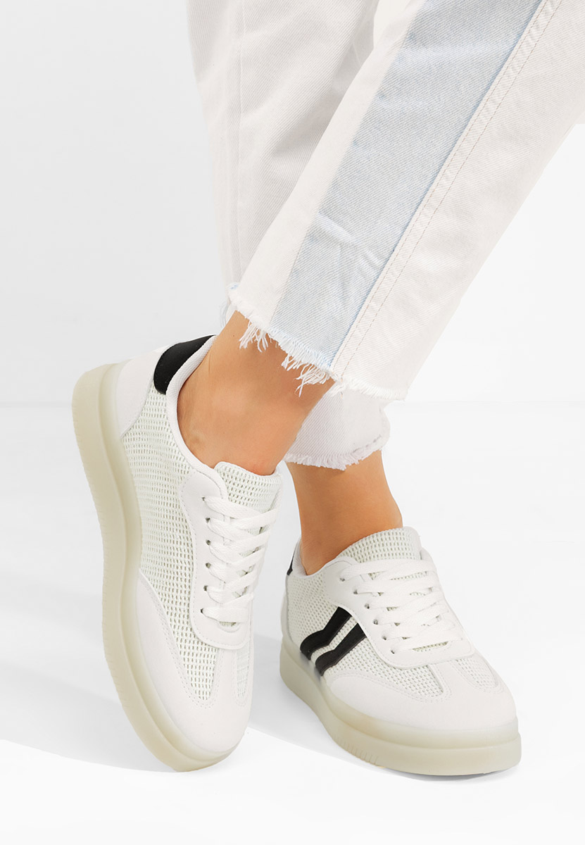 Sneakers γυναικεια Amylana λευκά