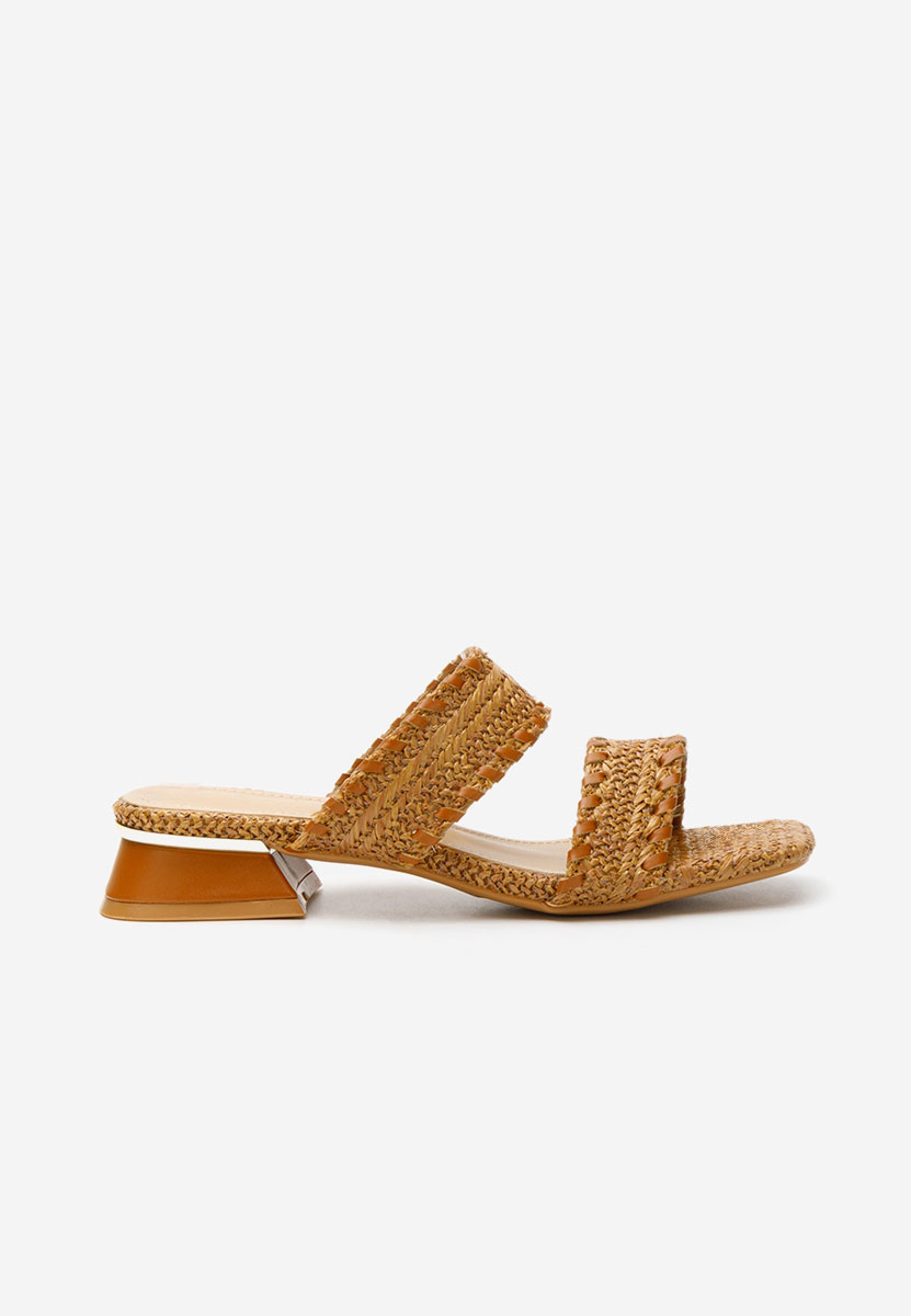 Mule με τακούνι Cindi V2 ταμπά