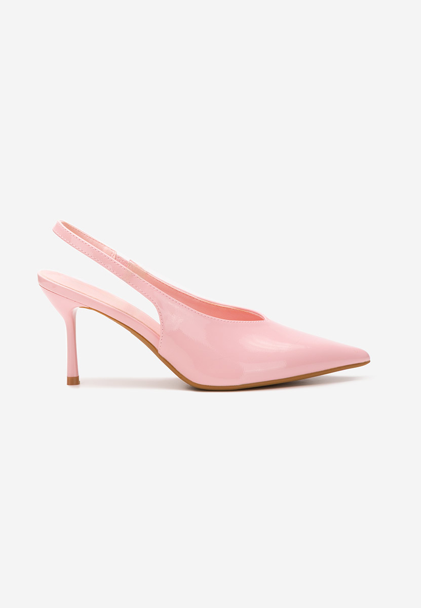 Γόβες slingback Dollya ροζ