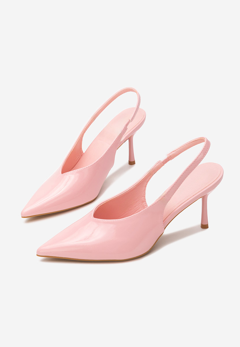 Γόβες slingback Dollya ροζ