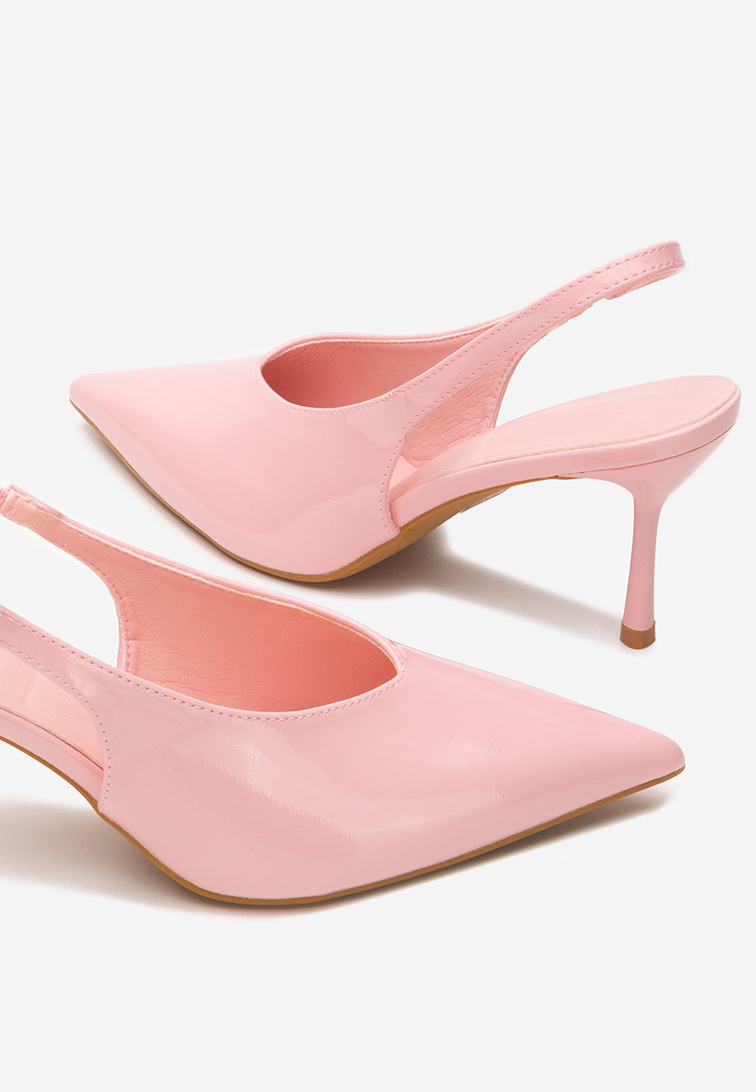 Γόβες slingback Dollya ροζ