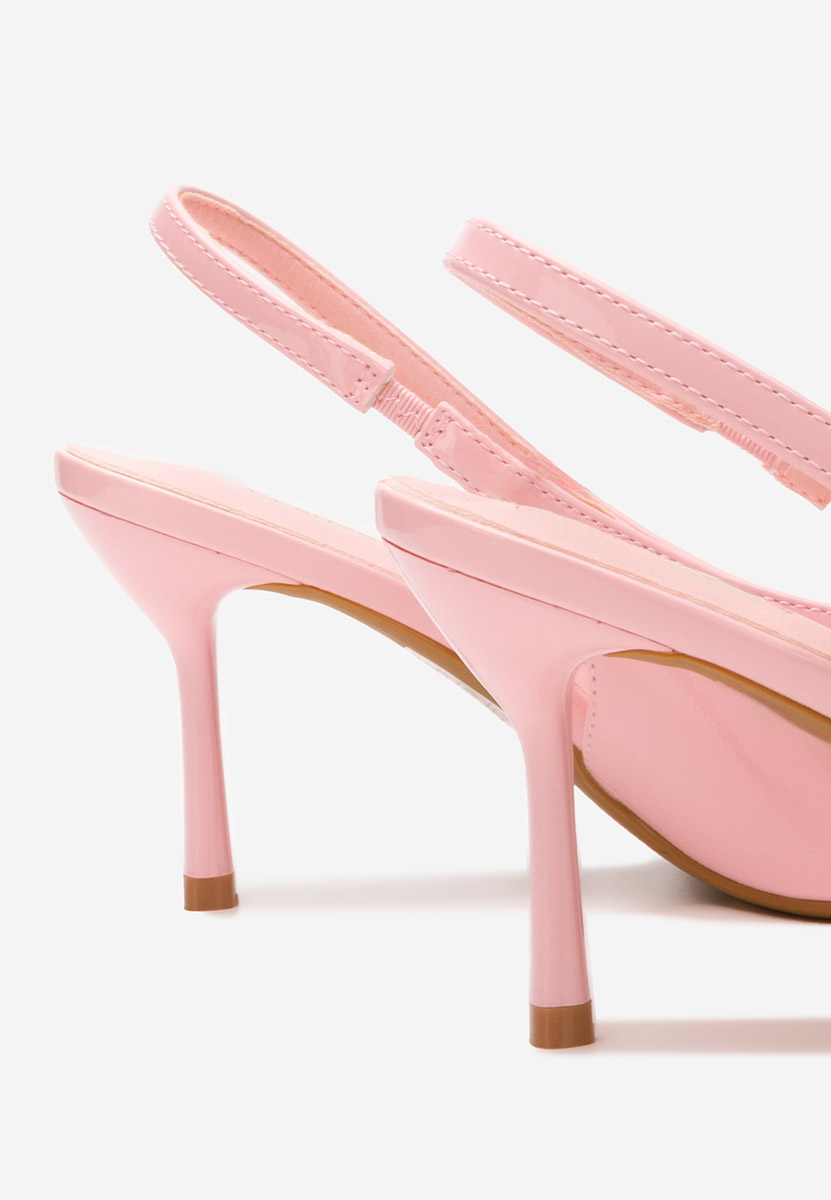 Γόβες slingback Dollya ροζ