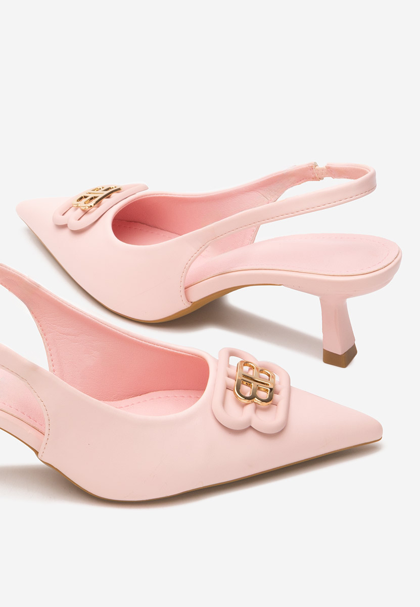 Γόβες slingback Belabisa ροζ