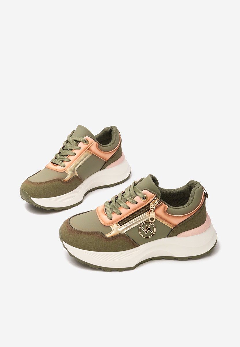 Sneakers με πλατφόρμα Viktoria πρασινο