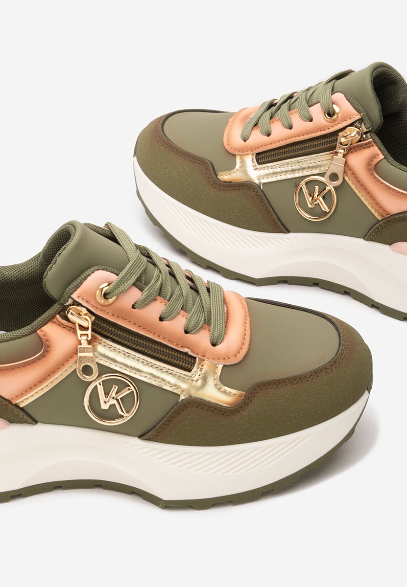 Sneakers με πλατφόρμα Viktoria πρασινο