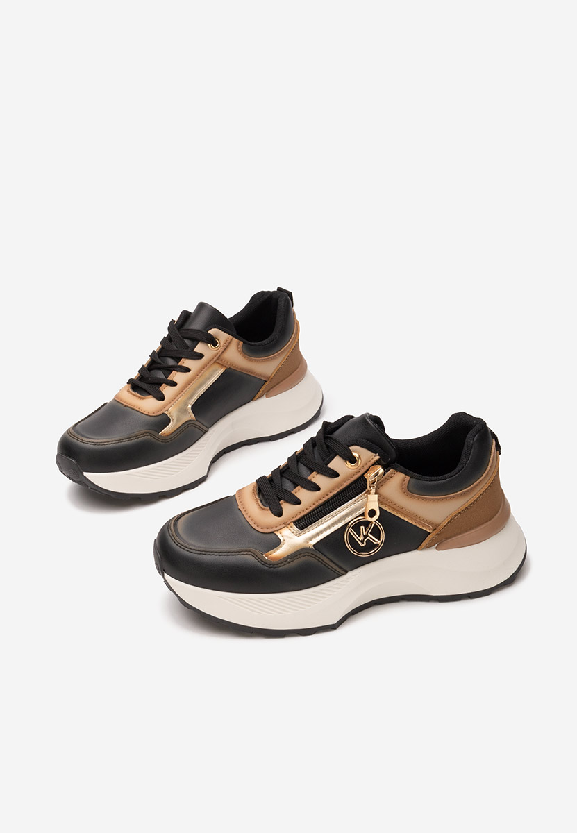 Sneakers με πλατφόρμα Viktoria μαύρα