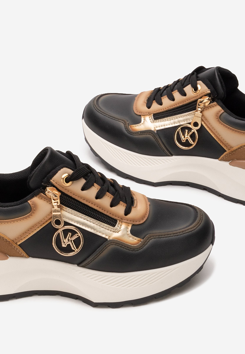 Sneakers με πλατφόρμα Viktoria μαύρα