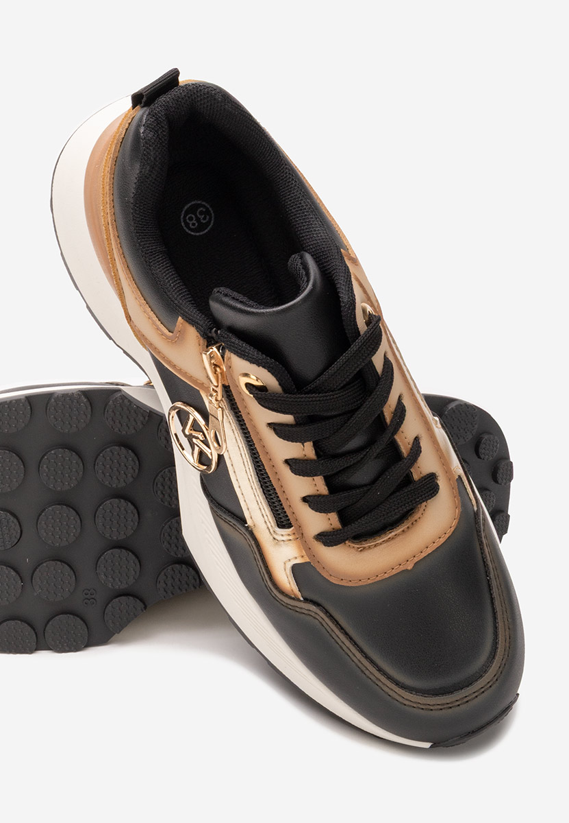 Sneakers με πλατφόρμα Viktoria μαύρα