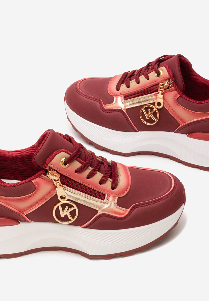 Sneakers με πλατφόρμα Viktoria κοκκινο
