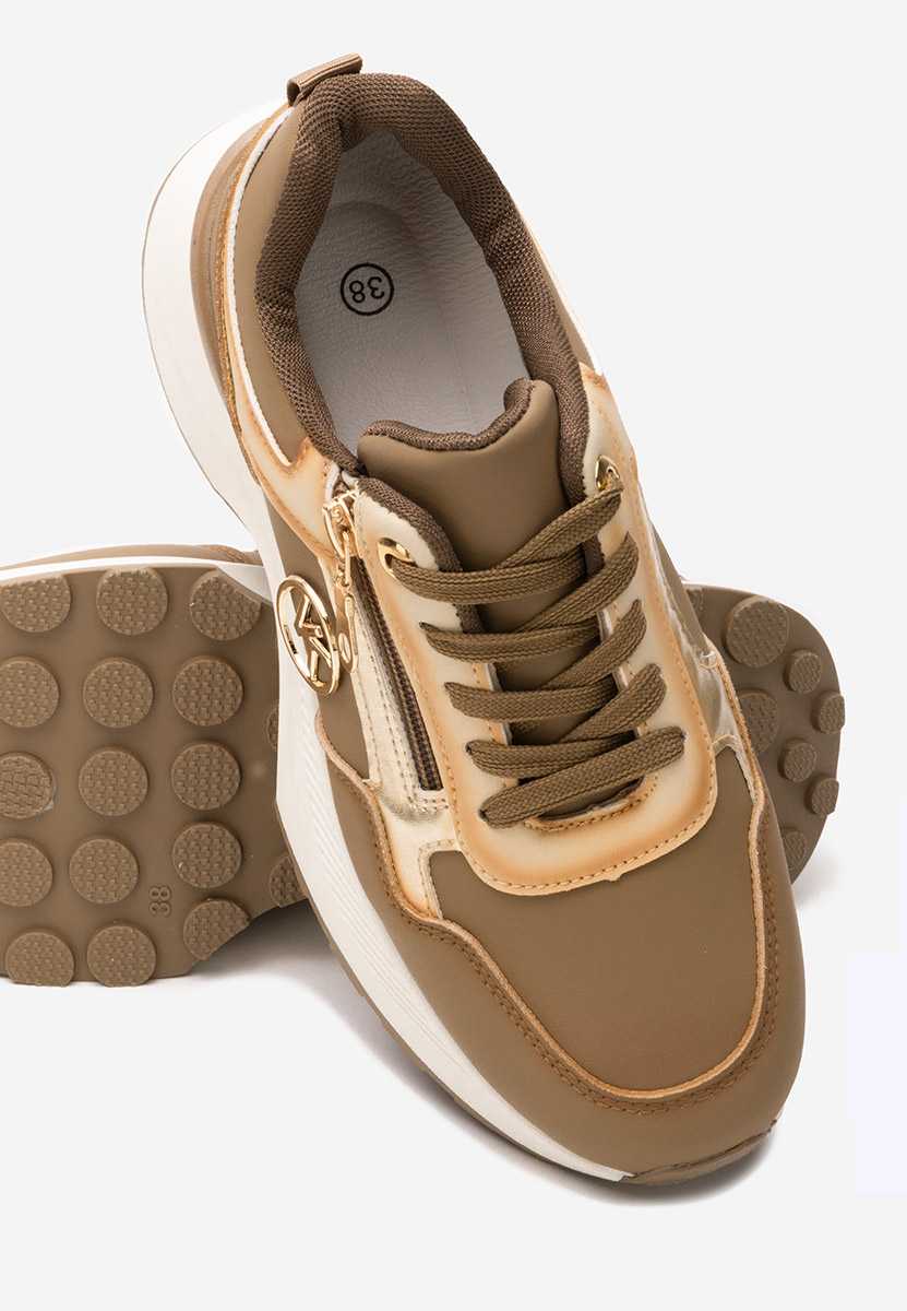 Sneakers με πλατφόρμα Viktoria χακι