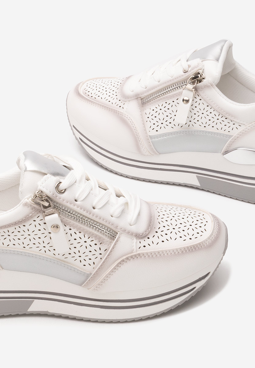 Sneakers με πλατφόρμα Reita λευκά