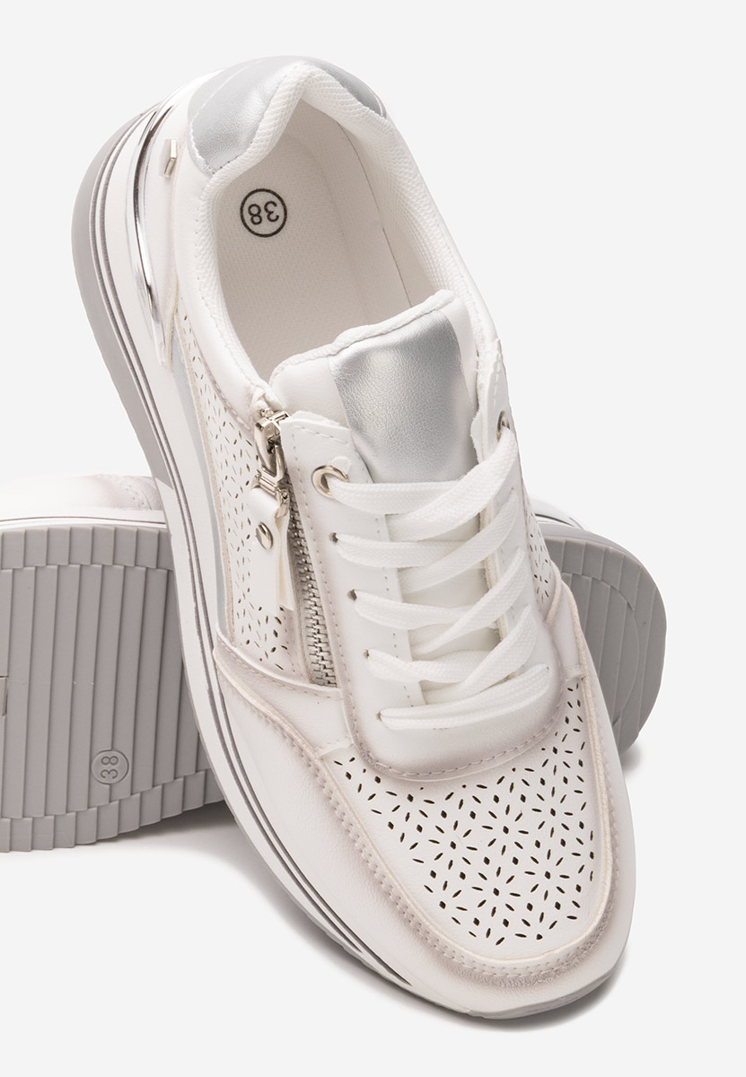 Sneakers με πλατφόρμα Reita λευκά