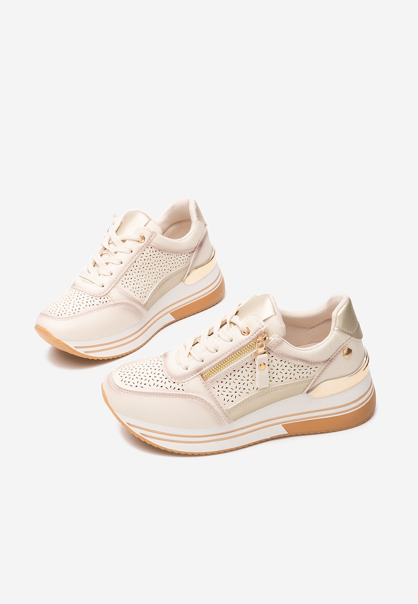 Sneakers με πλατφόρμα Reita μπεζ