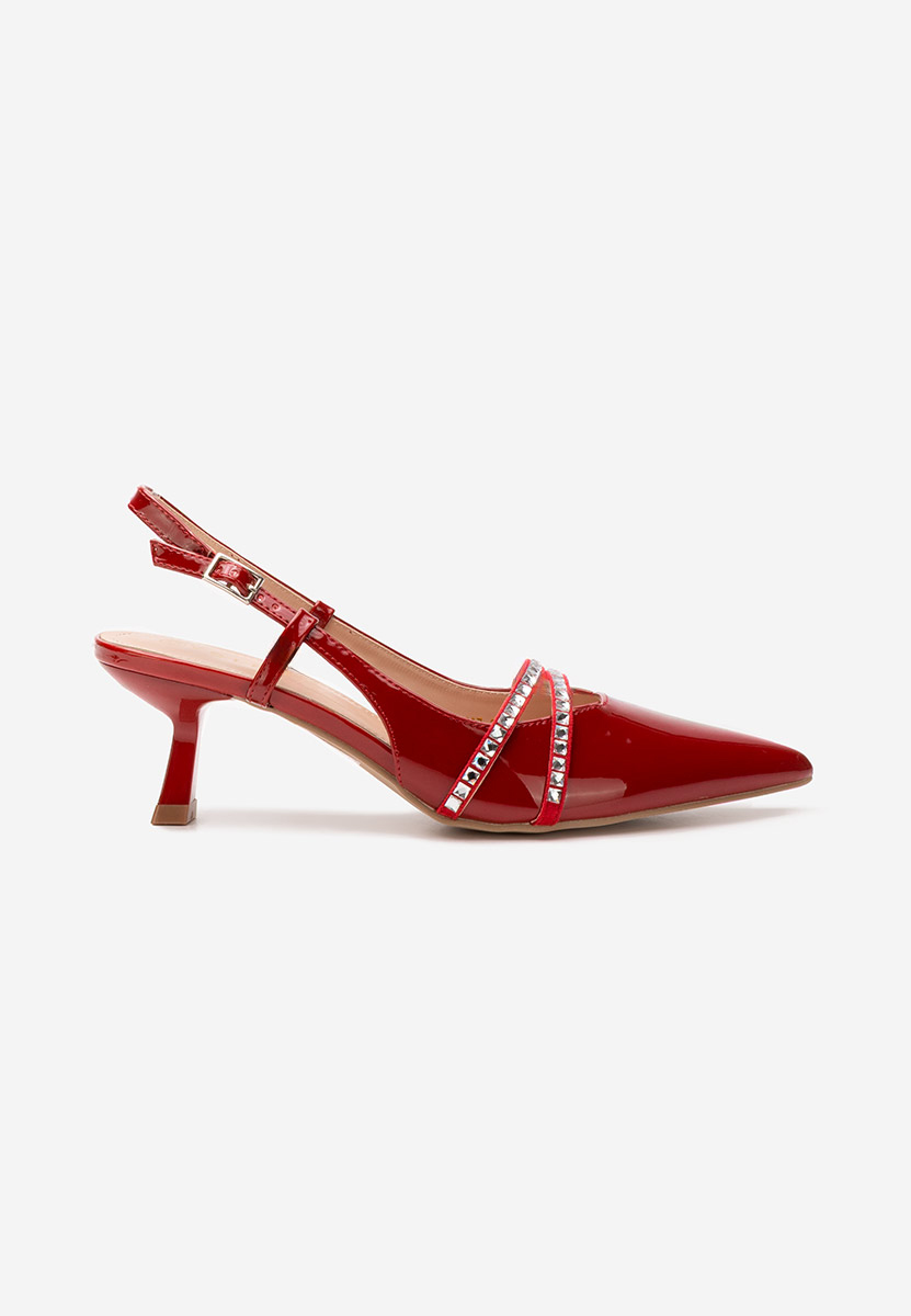 Γόβες slingback Crinna κοκκινο