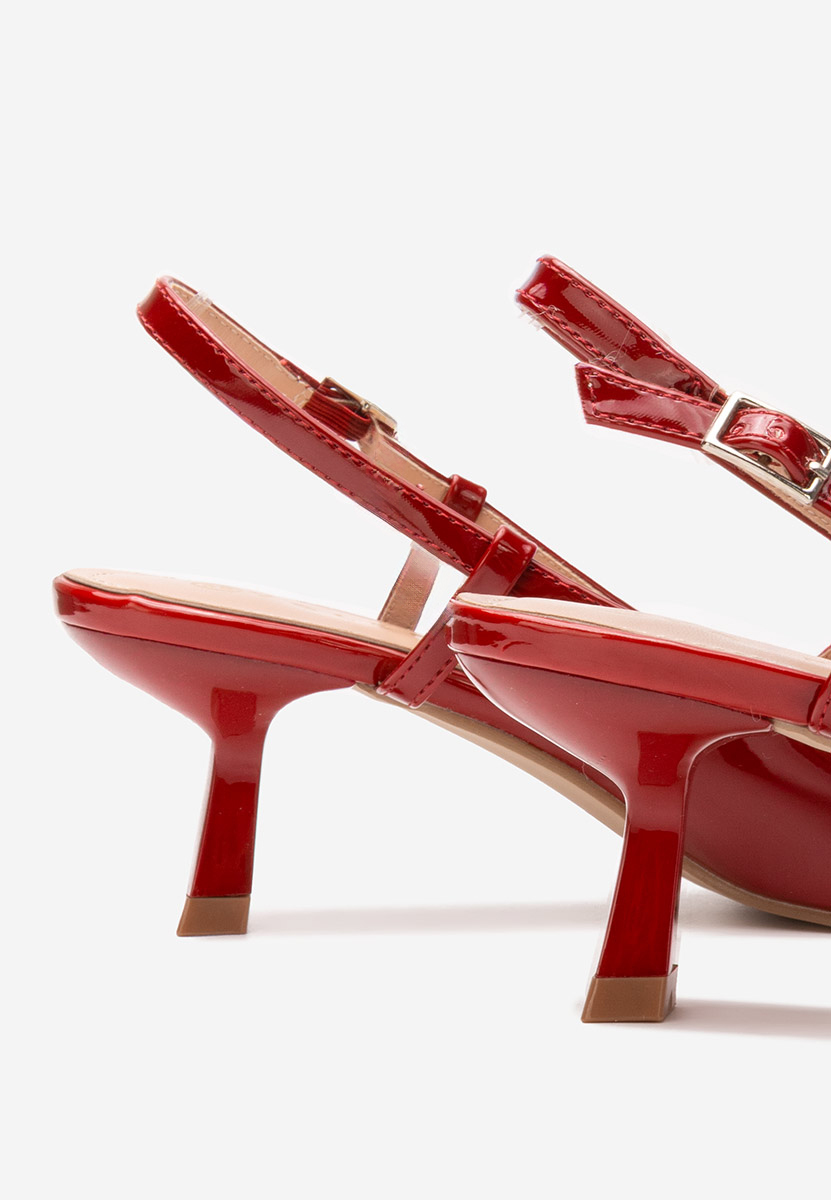 Γόβες slingback Crinna κοκκινο