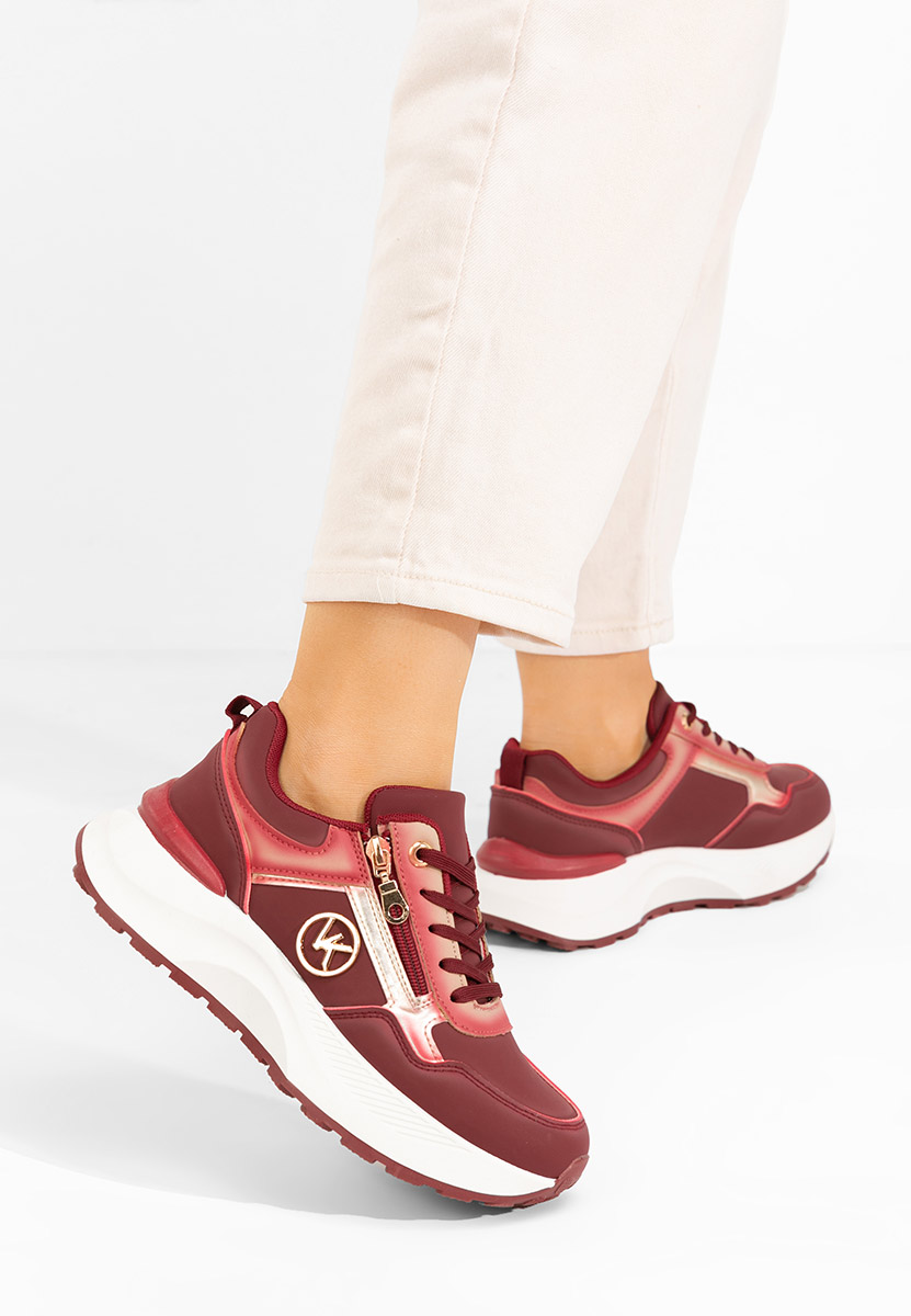 Sneakers με πλατφόρμα Viktoria κοκκινο