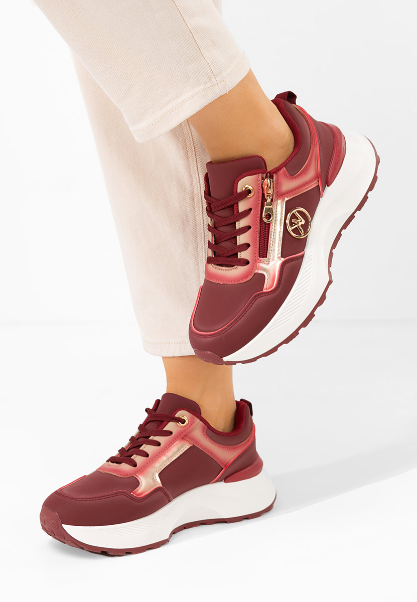 Sneakers με πλατφόρμα Viktoria κοκκινο