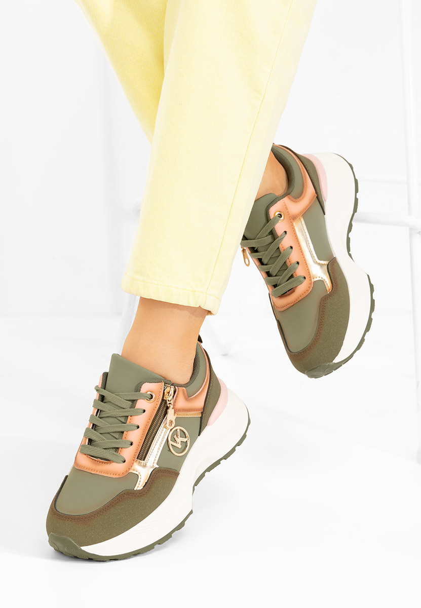Sneakers με πλατφόρμα Viktoria πρασινο