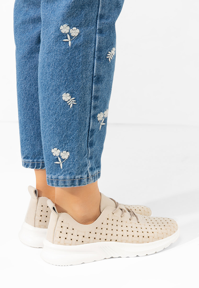 Sneakers γυναικεια Clarence μπεζ