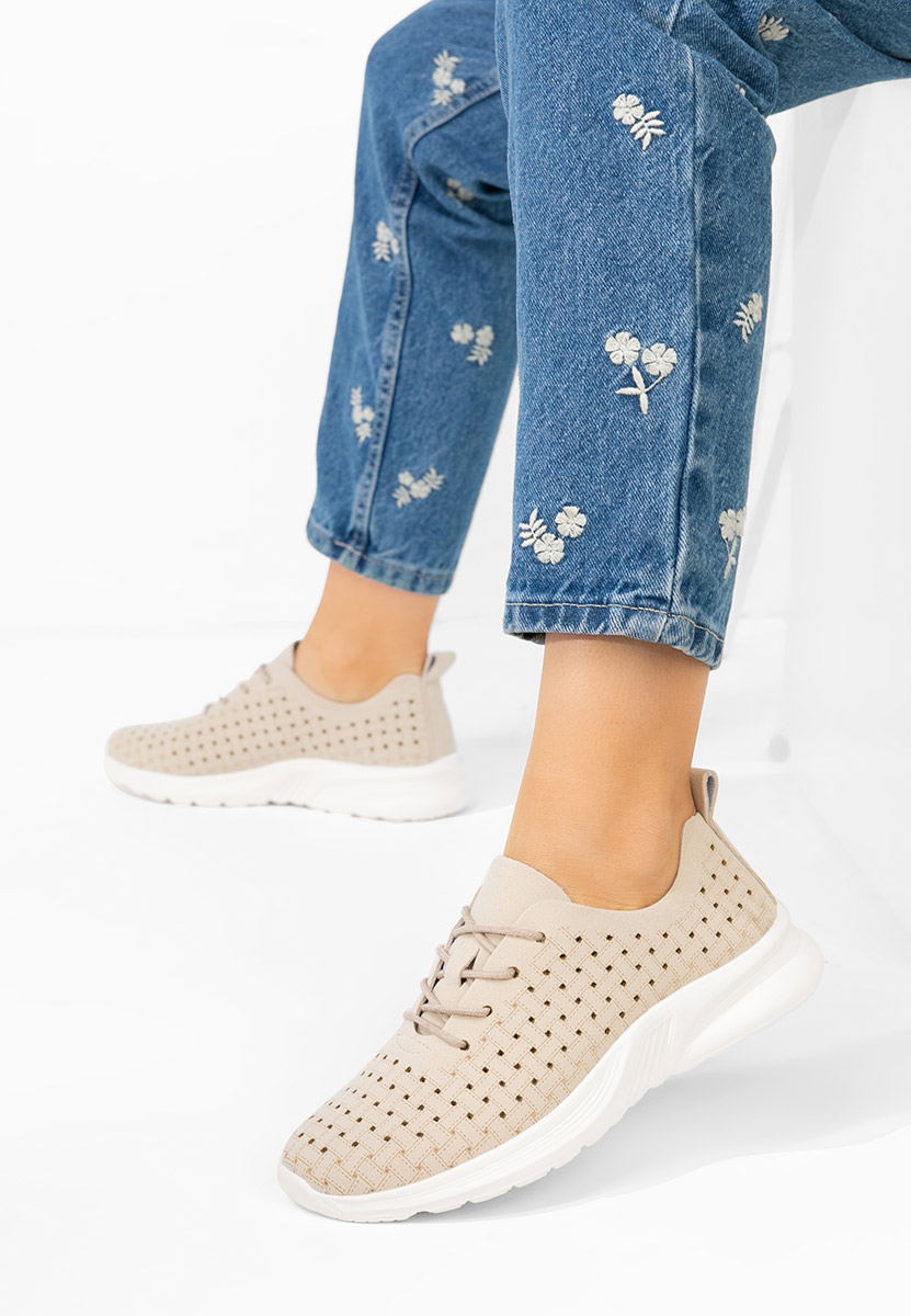 Sneakers γυναικεια Clarence μπεζ