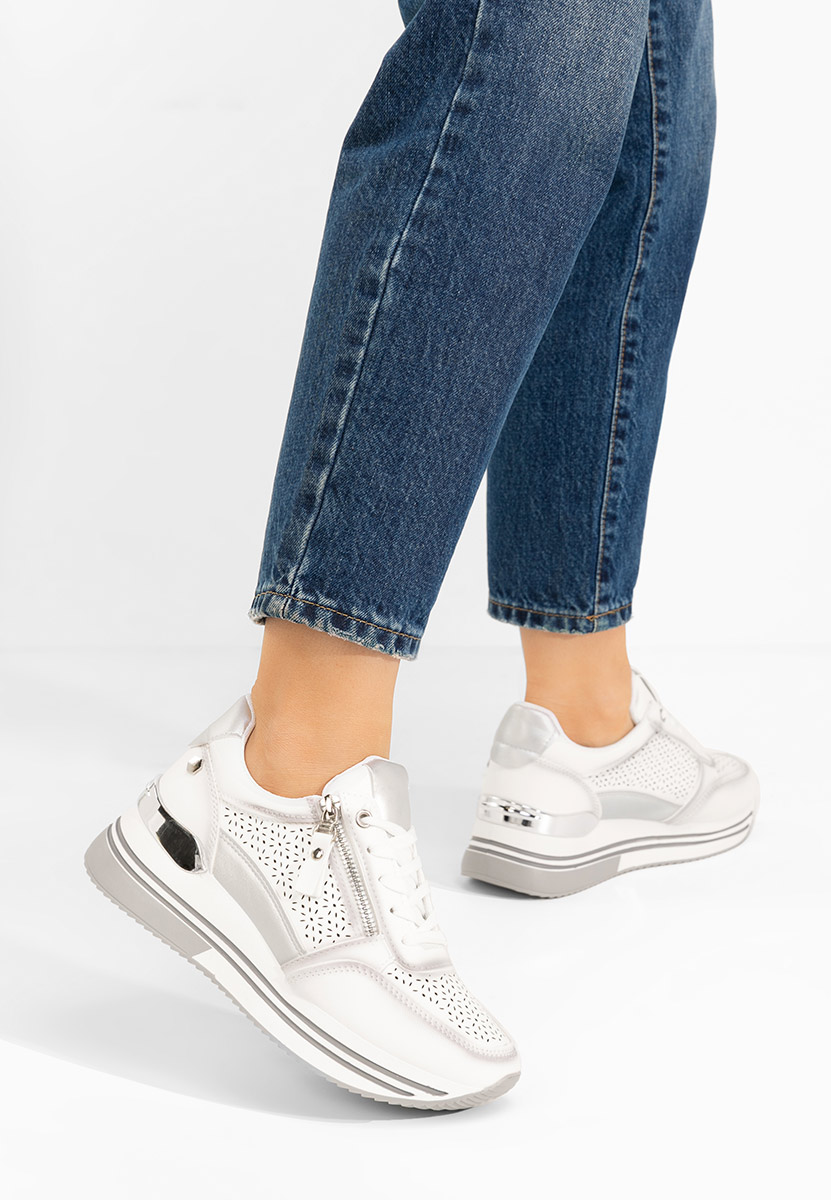 Sneakers με πλατφόρμα Reita λευκά