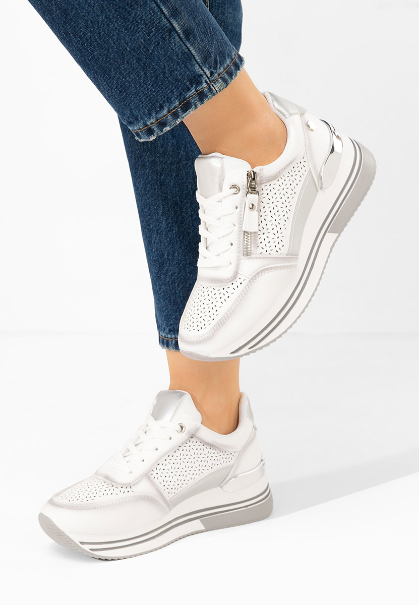 Sneakers με πλατφόρμα Reita λευκά