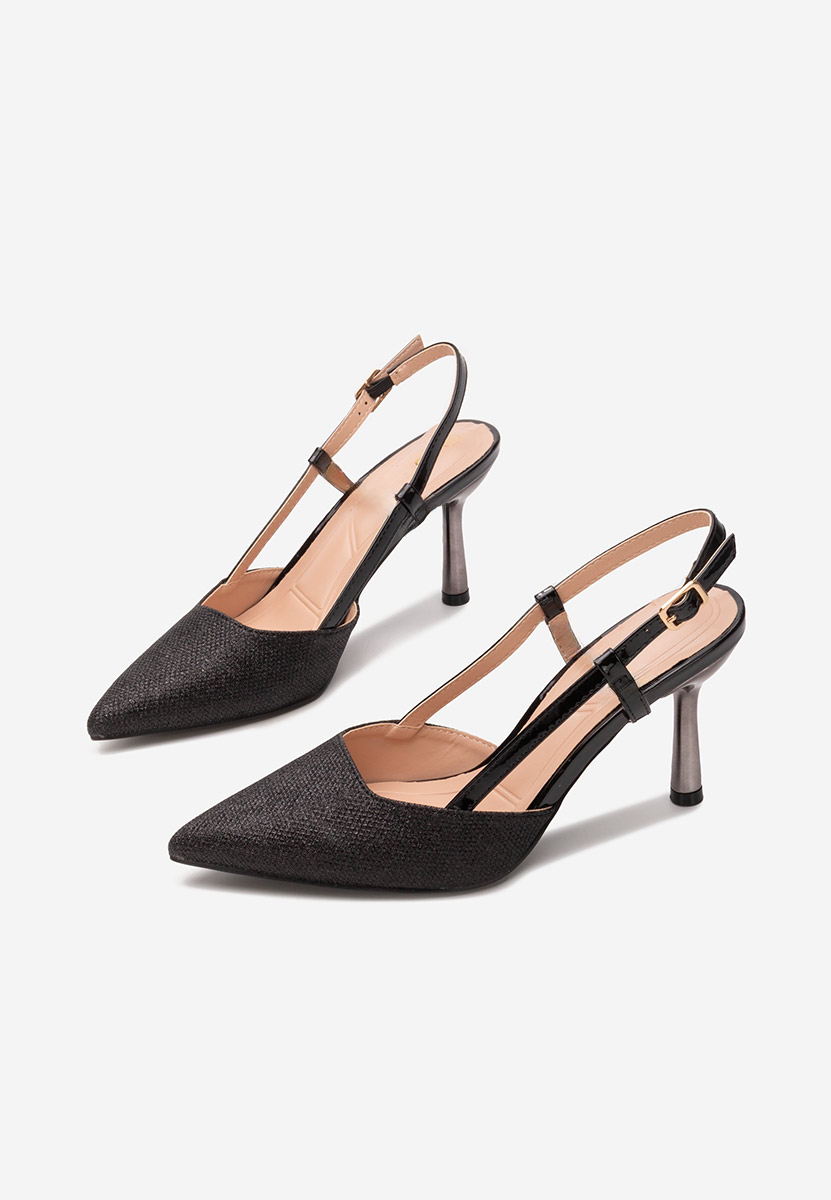Γόβες slingback Frezia μαύρα