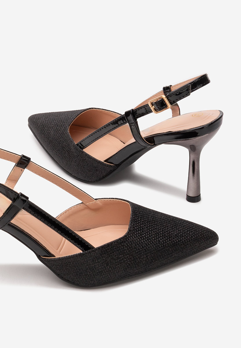 Γόβες slingback Frezia μαύρα