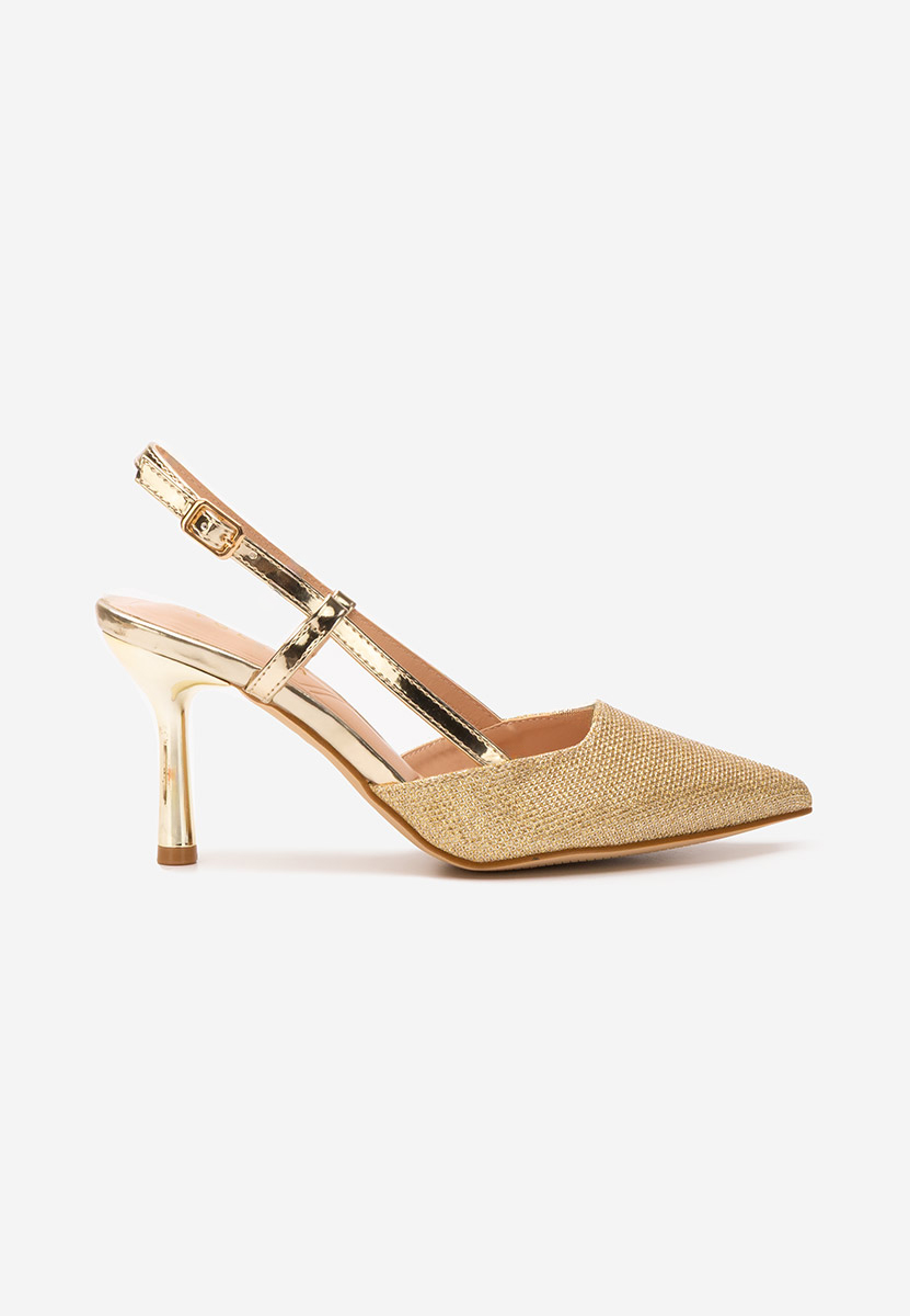 Γόβες slingback Frezia χρυσο