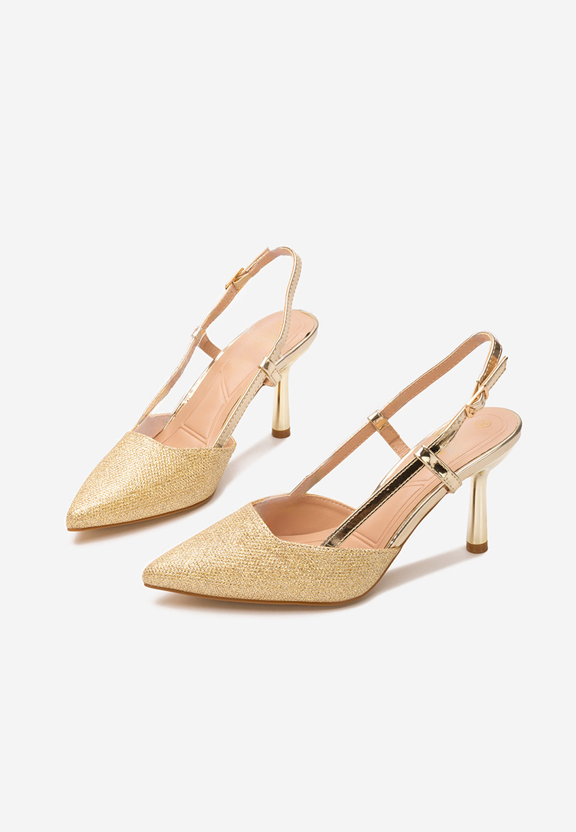 Γόβες slingback Frezia χρυσο