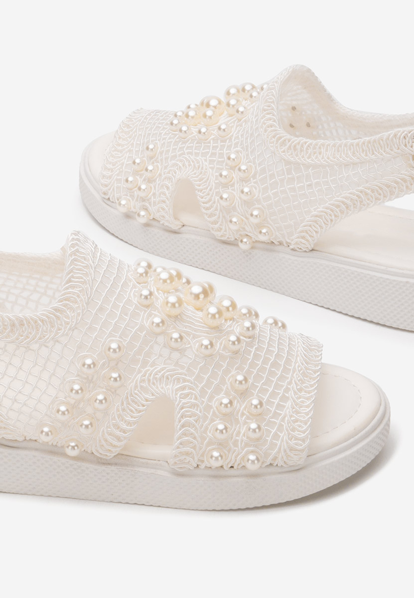 Γυναικεία σανδάλια Marisea λευκά