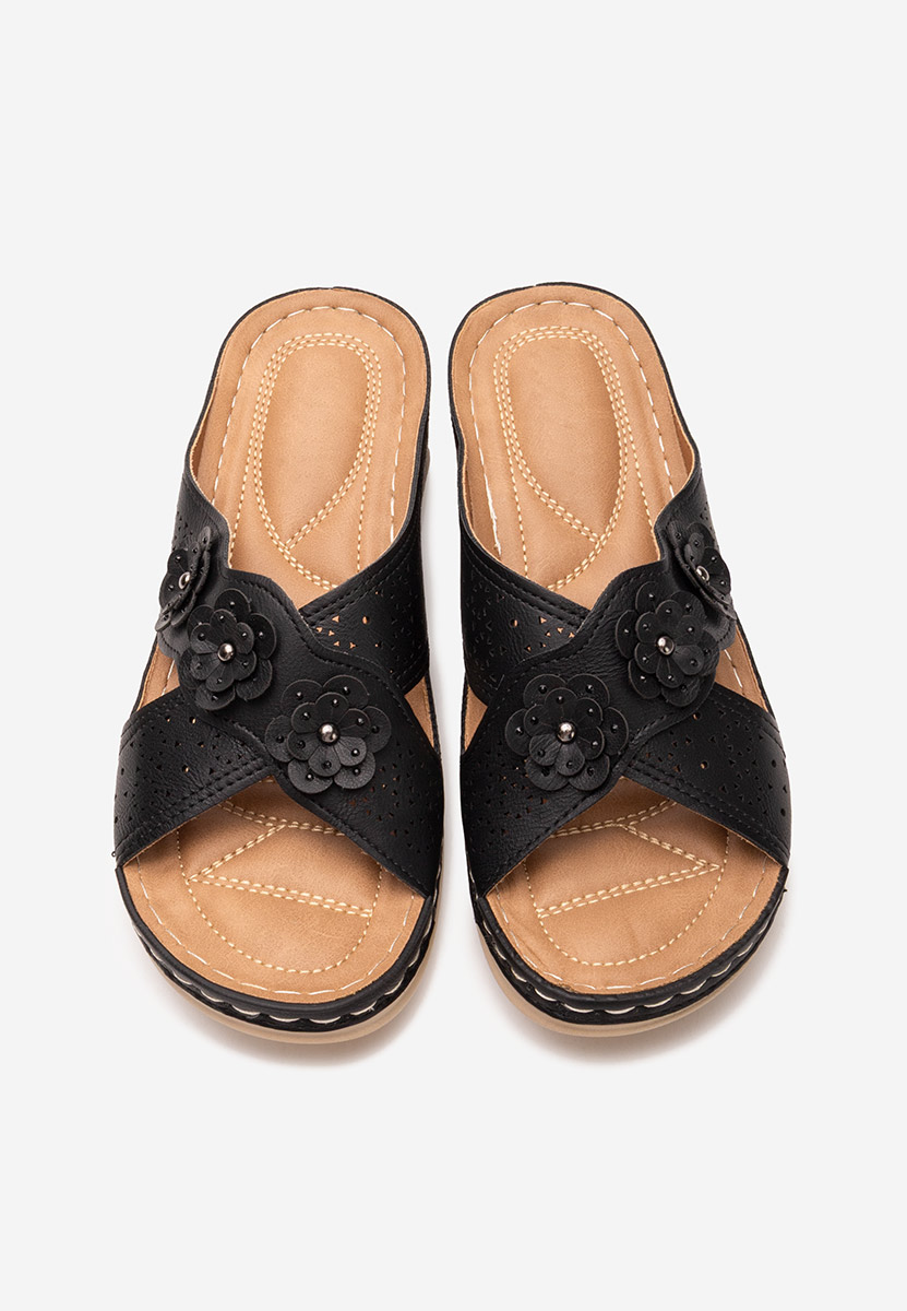 Ανατομικεσ παντοφλεσ Clarysa μαύρα