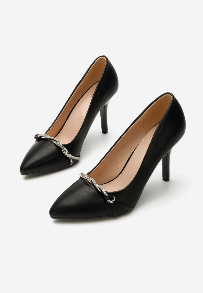 Γόβες στιλέτο Korinna μαύρα