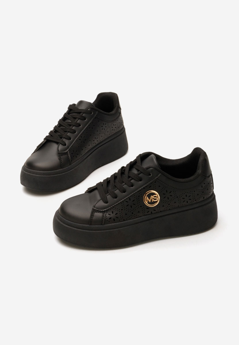 Sneakers με πλατφόρμα Nidya μαύρα