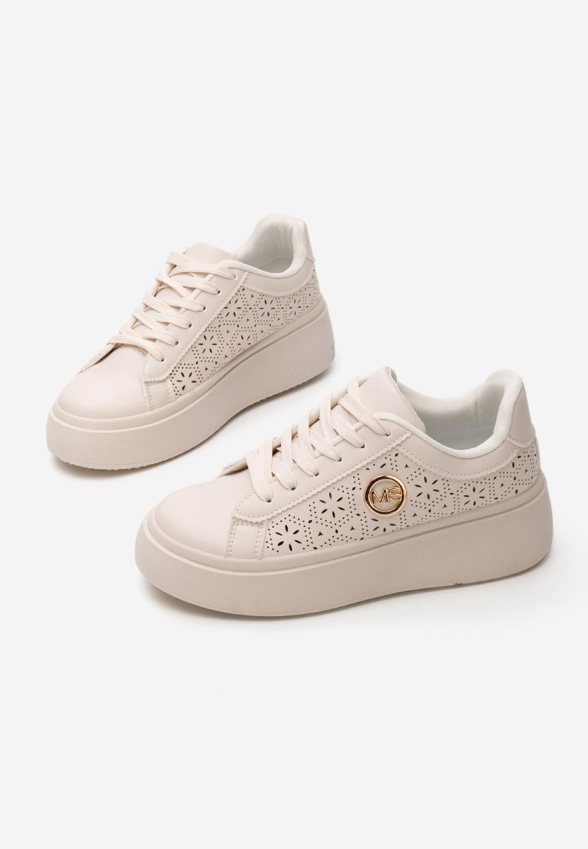 Sneakers με πλατφόρμα Nidya V2 μπεζ