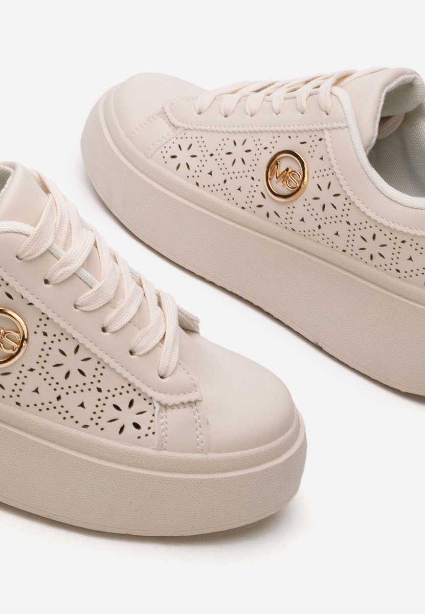 Sneakers με πλατφόρμα Nidya V2 μπεζ