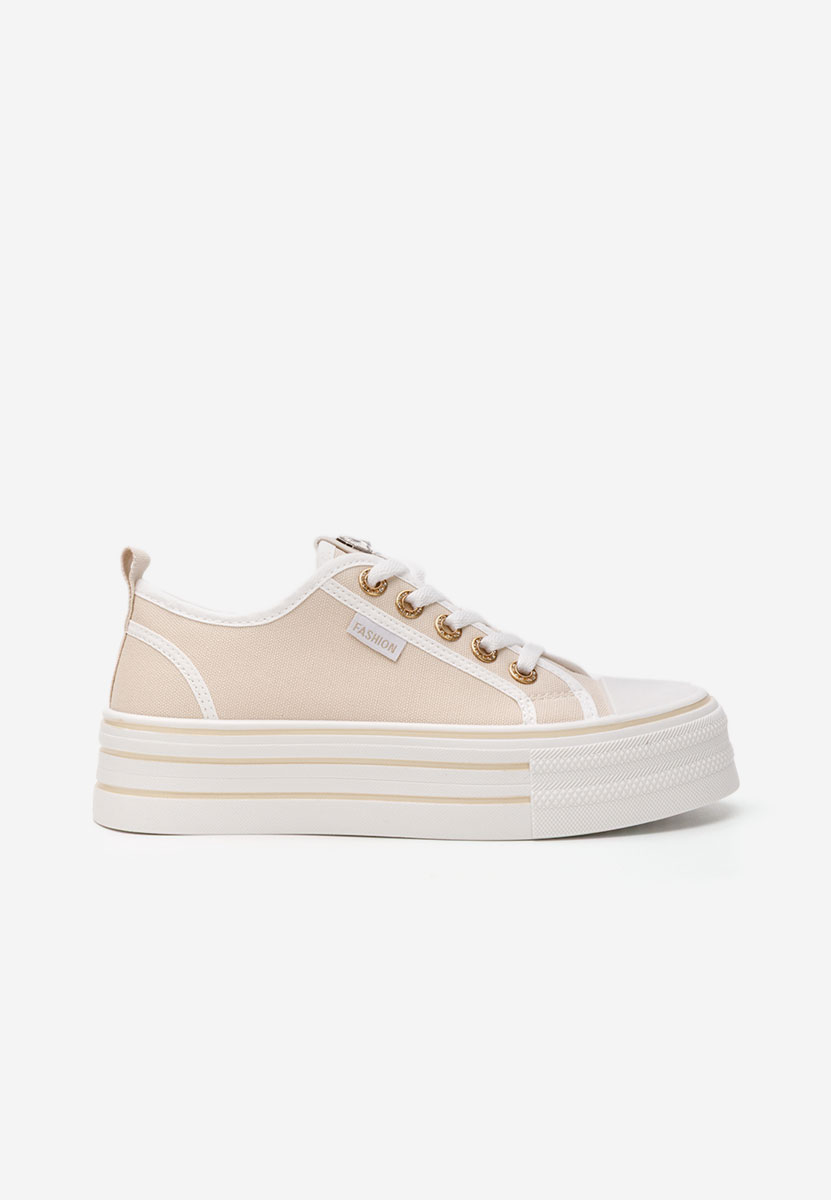 Γυναικεία sneakers Charita μπεζ