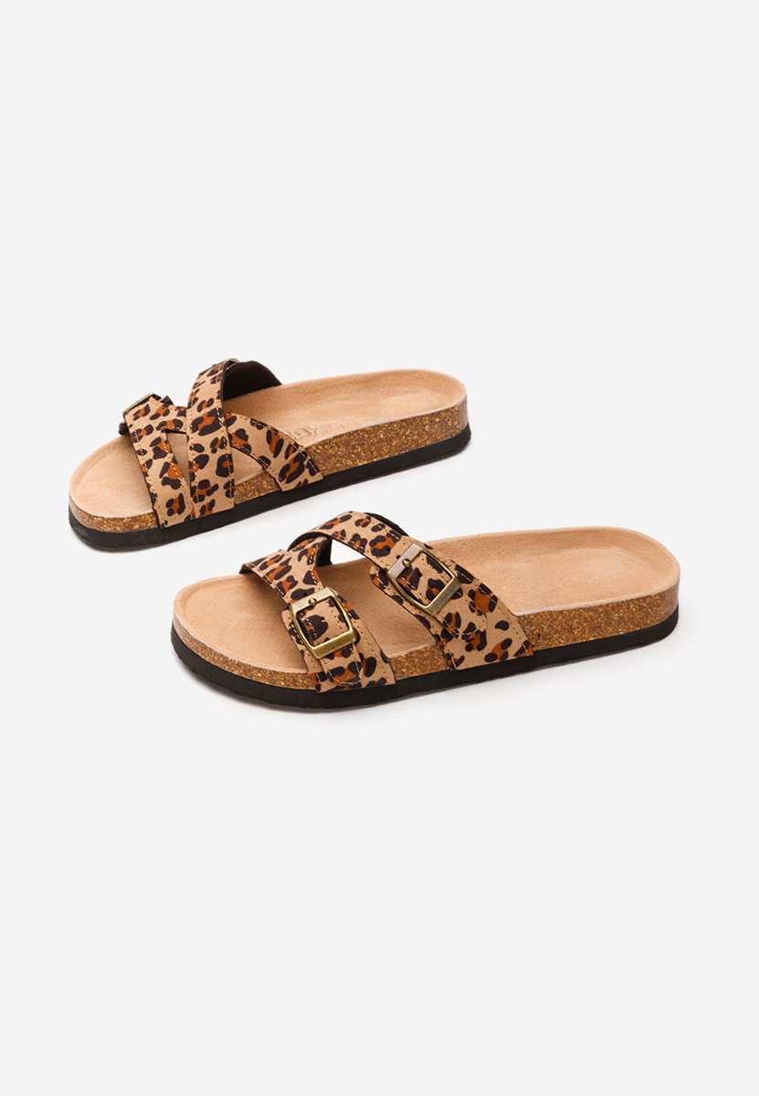 Παντόφλες γυναικειεσ Viriana λεοπαρ