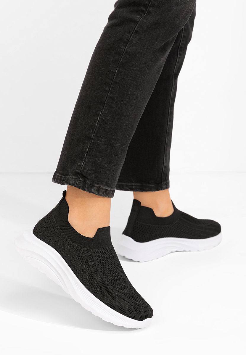 Γυναικεία Πάνινα Slip-On Hulda μαύρα