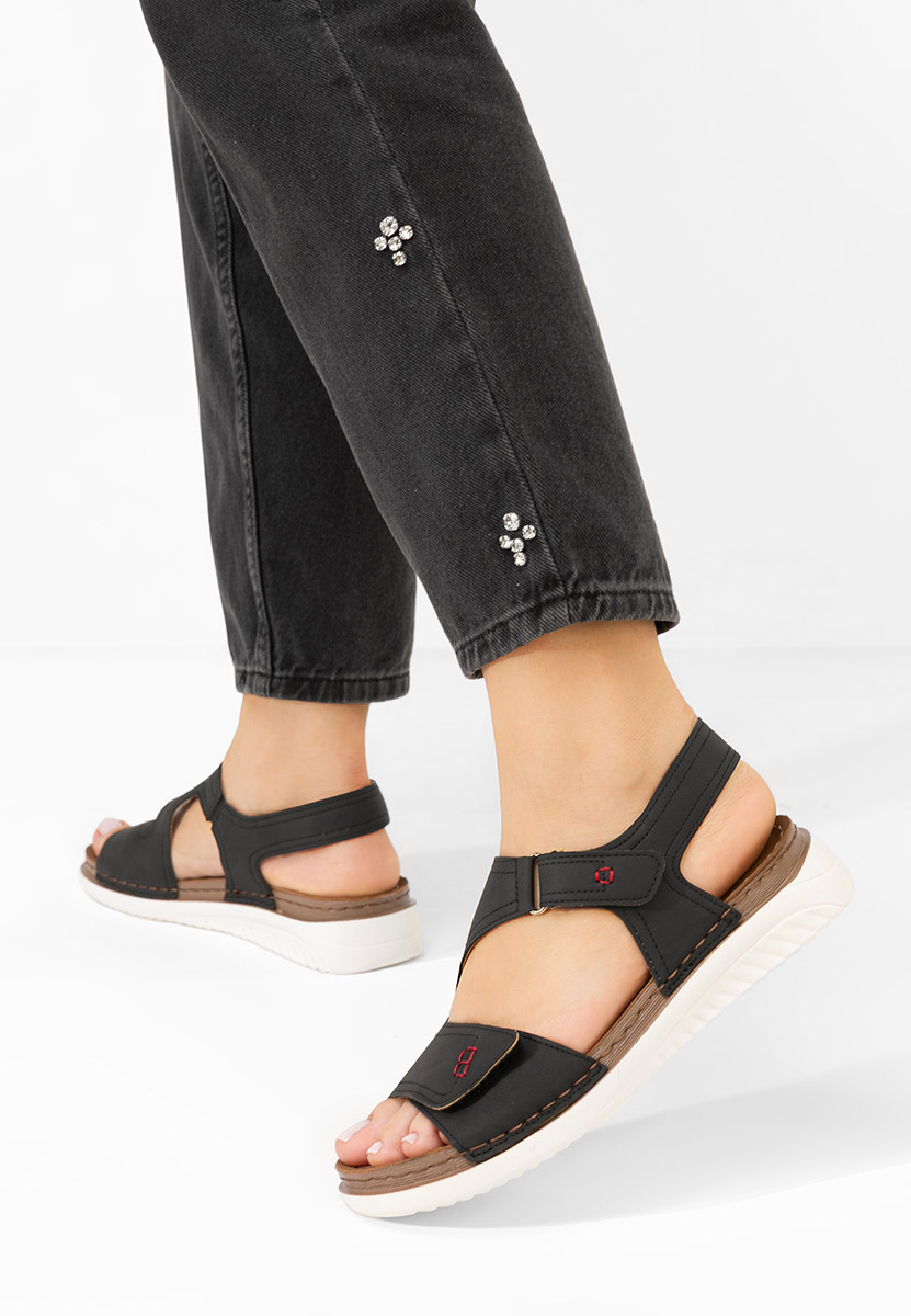 Πέδιλα χαμηλά Metina V2 Μαύρα