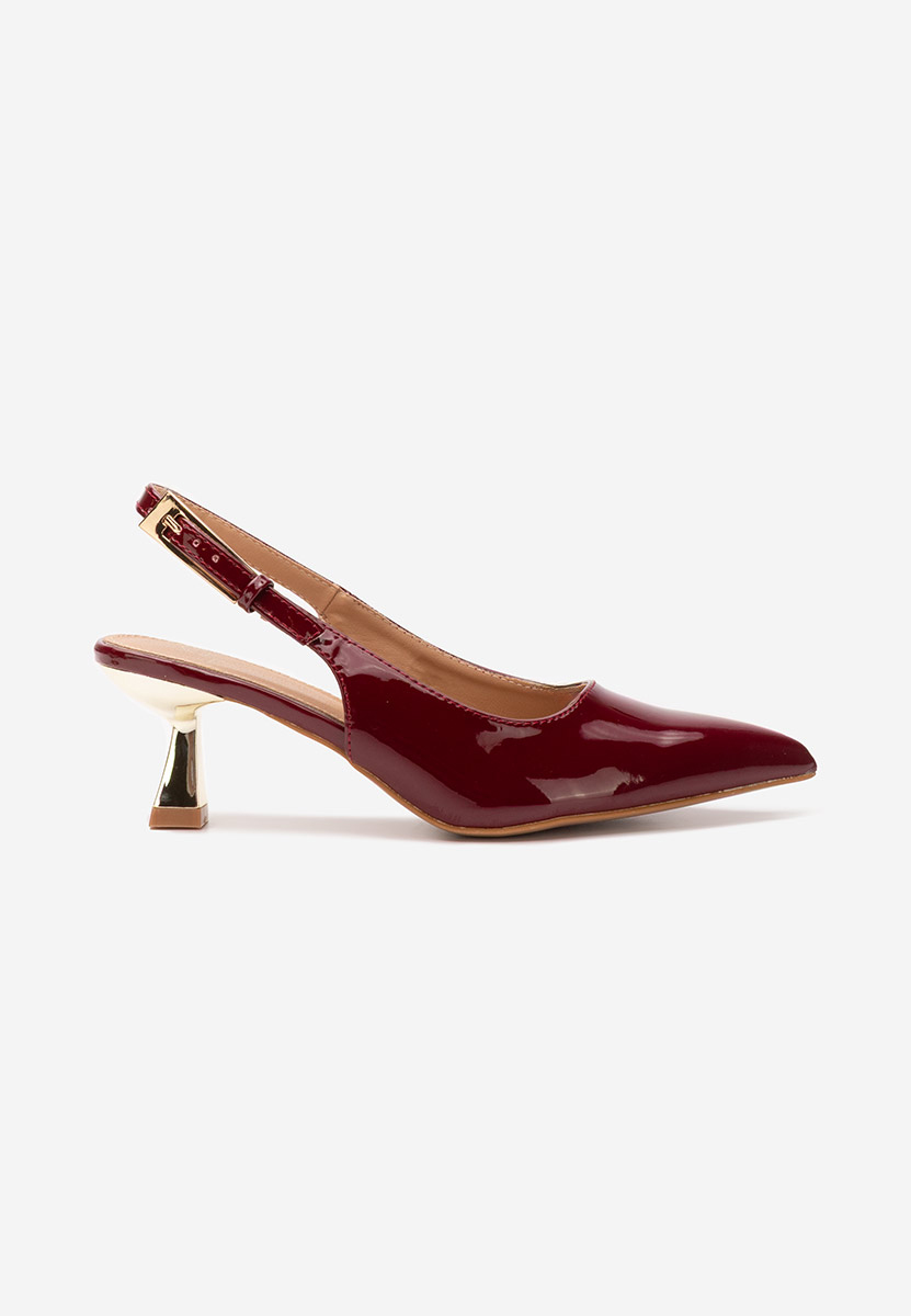 Γόβες slingback Ayako μπορντό
