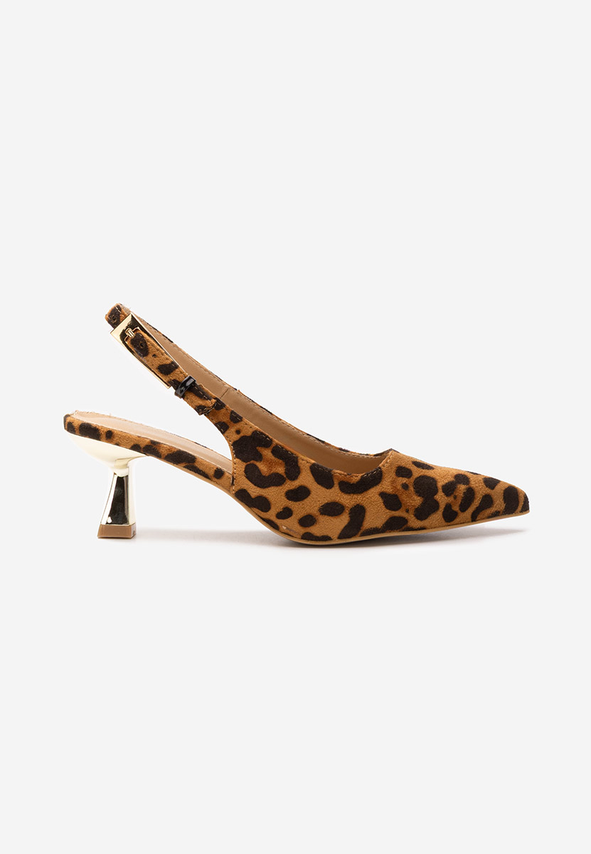 Γόβες slingback Ayako λεοπαρ