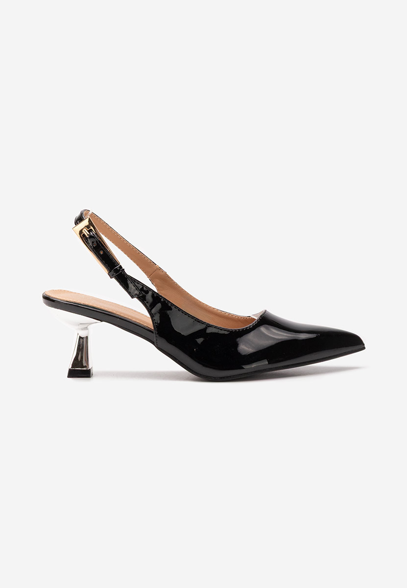 Γόβες slingback Ayako μαύρα