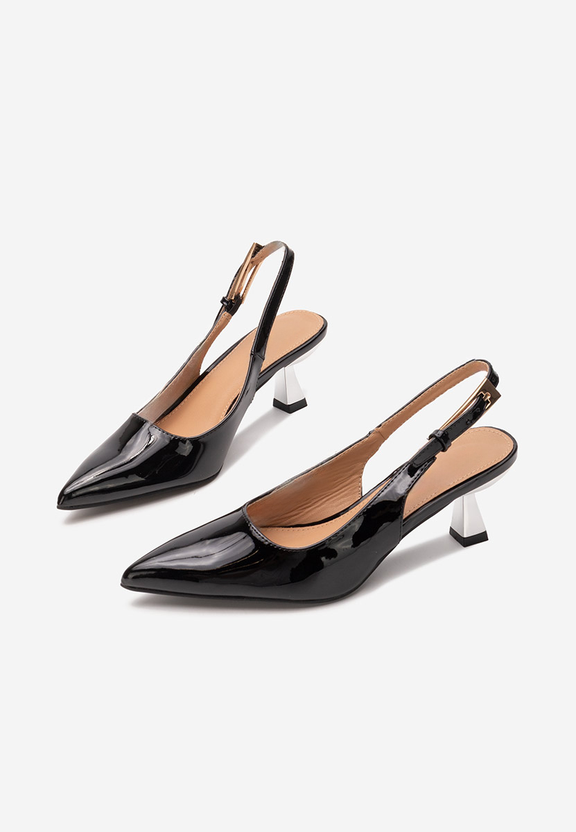 Γόβες slingback Ayako μαύρα