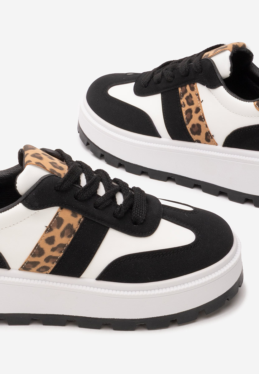 Sneakers με πλατφόρμα Estephany μαύρα