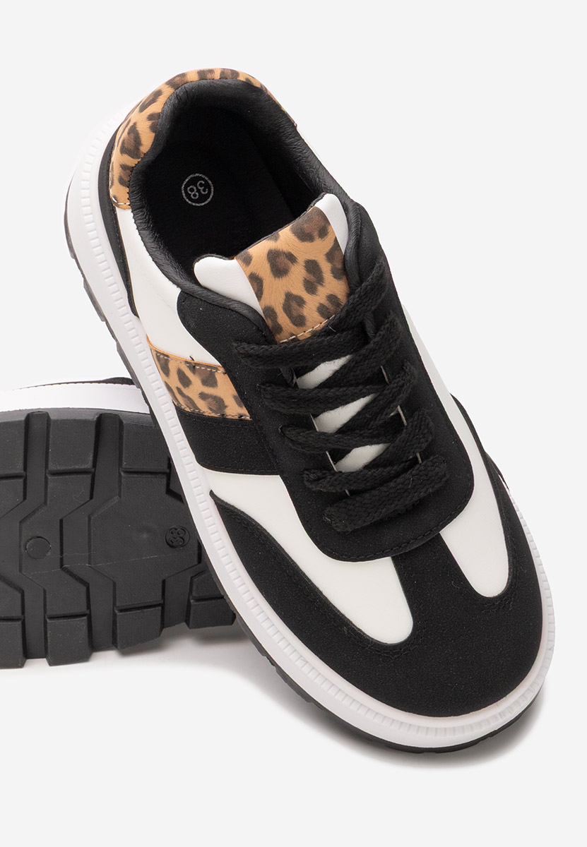 Sneakers με πλατφόρμα Estephany μαύρα