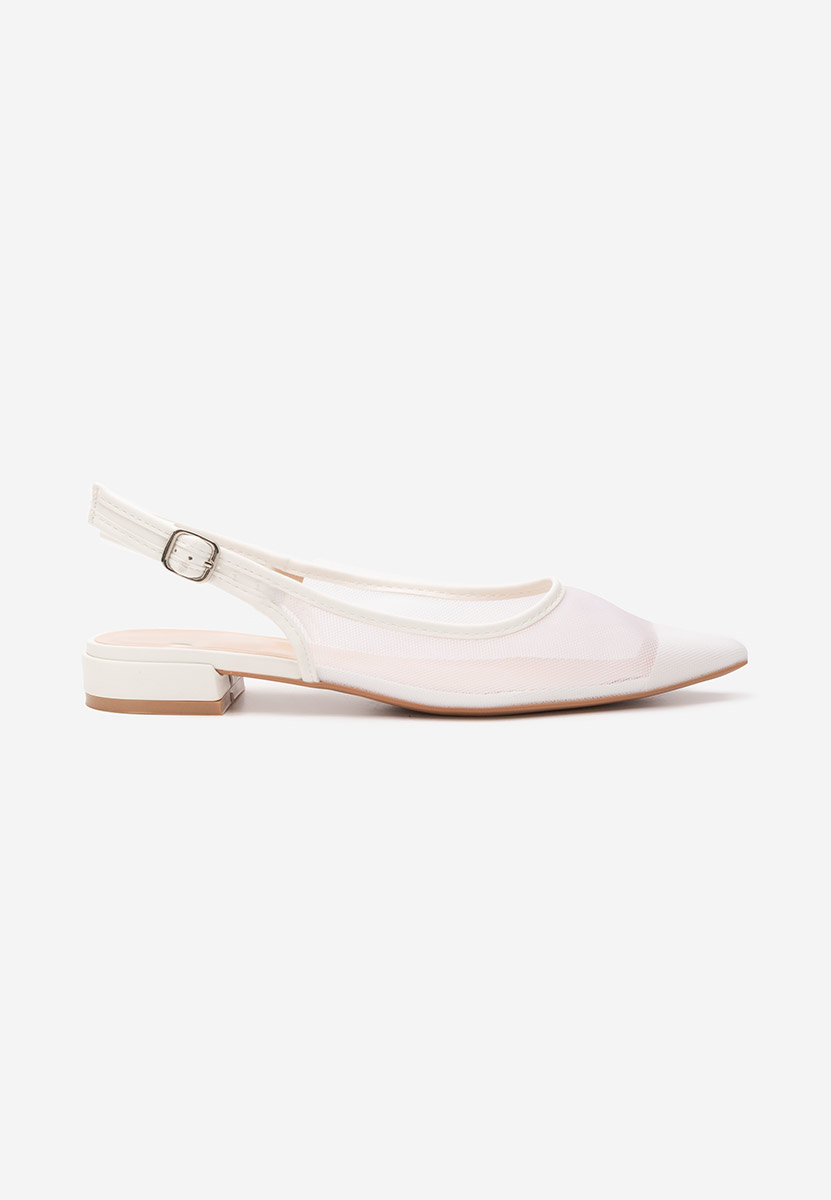 Γόβες slingback Margaryte λευκά