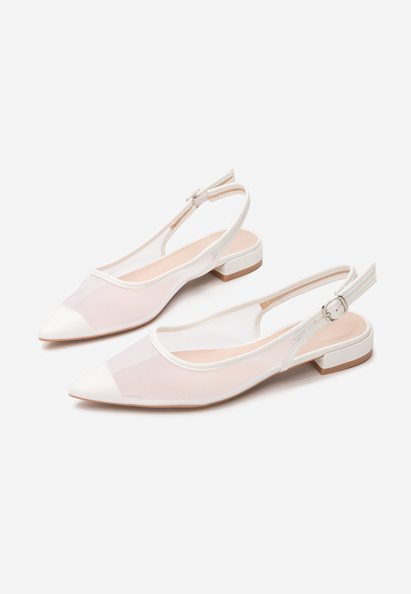 Γόβες slingback Margaryte λευκά